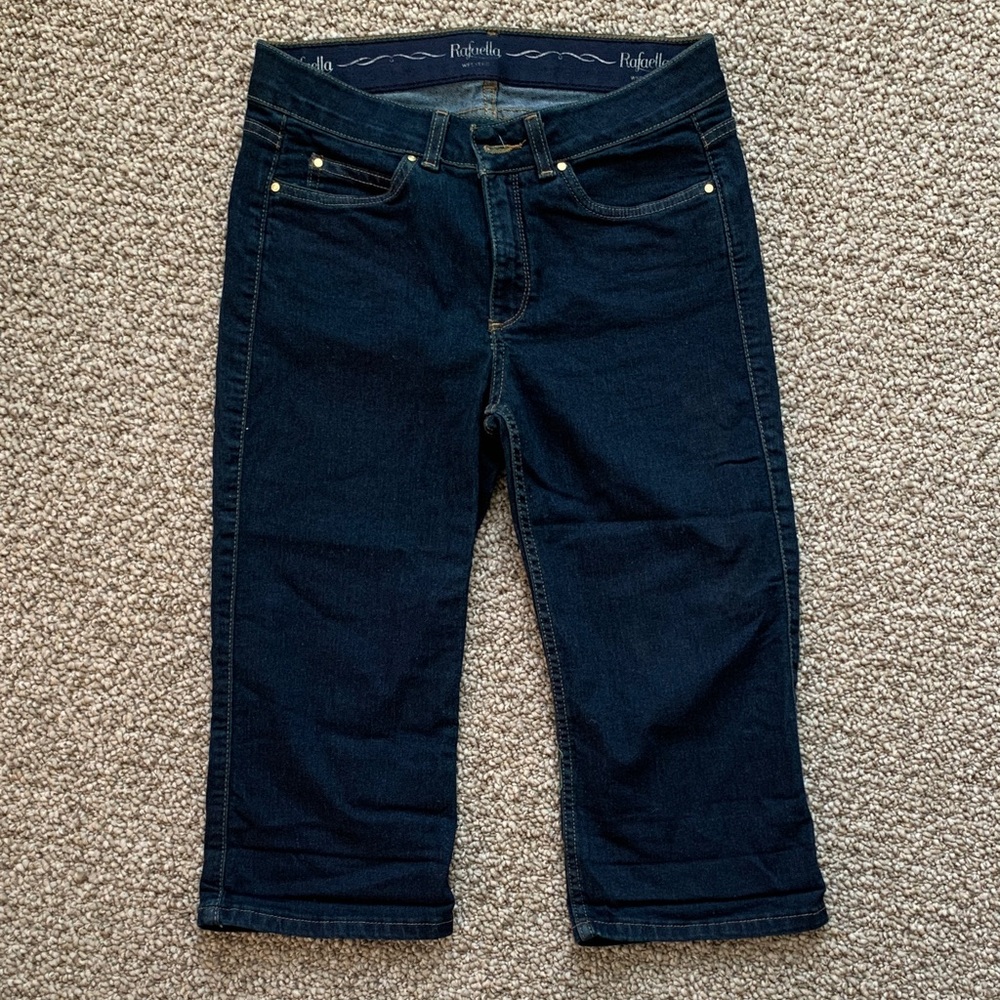 Rafaella Dark Blue Cropped Women's Jeans